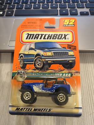 MatchBox in Blister Pack Series 7 # 52 Jeep 4X4 Blue $8.99