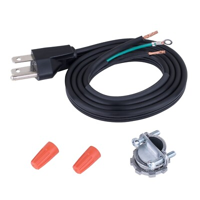 #ad Mr. Scrappy Garbage Disposal Power Cord Kit Includes Cord Clamp 2 Wire Nuts $9.99