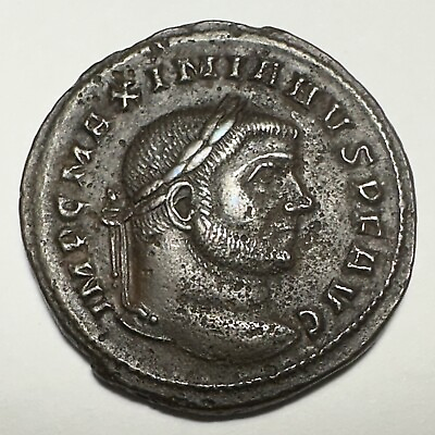 #ad Maximian First Reign Ancient Roman Empire 286 305 AD Billon Follis. 8.5 Grams.. $59.99