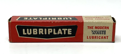 #ad Vintage Lubriplate “The Modern White Lubricant” 5 16 Oz $8.95
