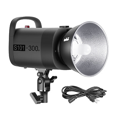 Neewer S101 300W Monolight Strobe Flash Light 300W 5600K with Modeling Lamp $100.69