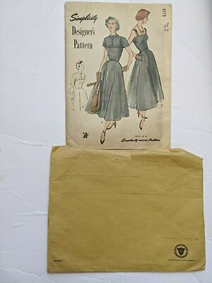 #ad Vintage SIMPLICITY Designer#x27;s Pattern 8119 Jr Miss Misses#x27; Day Dinner Ensemble $89.99