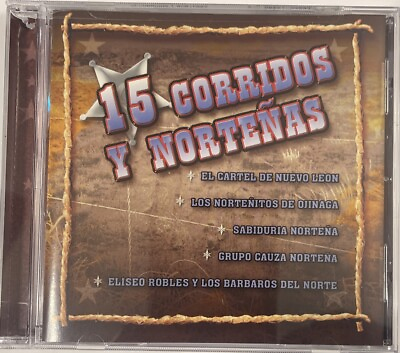 #ad 15 Corridos Y Nortenas: El Cartel De Nuevo LeonEliseo Robles CD 2004 Ramex $2.37