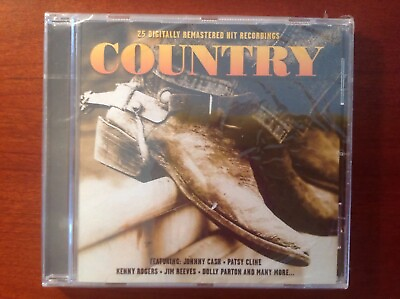 #ad COUNTRY 25 Digitally Remastered Hit Recordings Cash Cline Reeves Rogers Parton $9.99