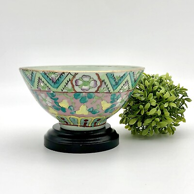 #ad Antique Russian Gardner Porcelain Bowl Hand Painted Persian Market Circa 1880s $348.00