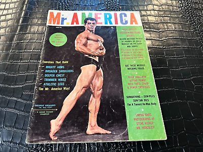 #ad JUNE 1962 MR MISTER AMERICA bodybuilding magazine GEORGE ORLANDO $24.99