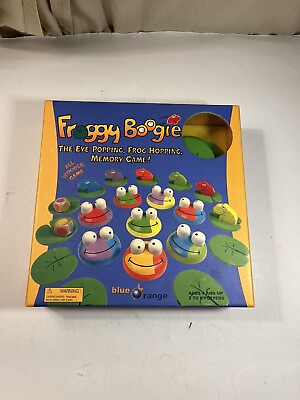 #ad Froggy Boogie The Eye Popping Frog Hopping Memory Game by Blue Orange Complete $19.95