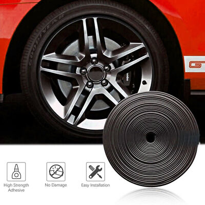 #ad Car Wheel Hub Rim Edge Protector Ring Tire Guard Sticker Line Rubber Strip 26Ft $2.99
