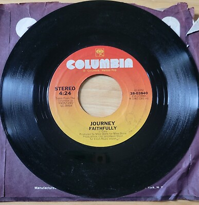 #ad Journey 45 Faithfully Frontiers 1983 Columbia 38 03840 ex $8.95