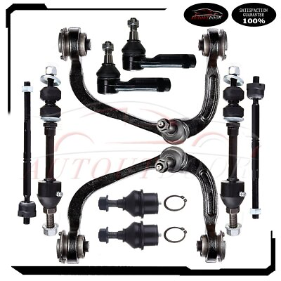 #ad Fits Ford F 150 10x Front Upper Inner Outer Control Arm LH RH Tie Rod Ball Joint $96.28