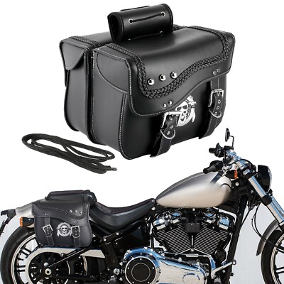#ad 2x Saddle Bags Side Luggage Saddlebag For Harley Touring Road King Street Glide $124.99