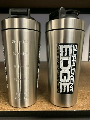 #ad Shaker Bottle Stainless Steel *2 PACK* *NEW* 25 OZ Fast Free Shipping $16.99