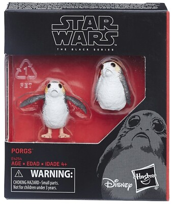 #ad Hasbro Star Wars The Black Series Porgs 2 Pack Action Figure $10.80