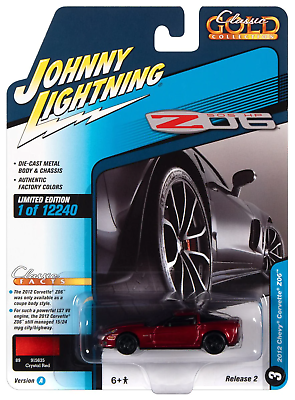 #ad 2012 Chevrolet Corvette Z06 Crystal Red Metallic Johnny Lightning $7.99