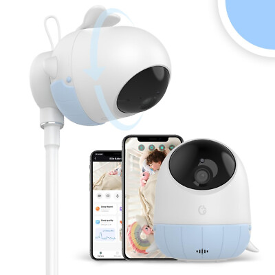 #ad Ellie Baby Monitor WiFi Smartphone Alert AI Cry Soothing Lullaby 1877 2 $88.00
