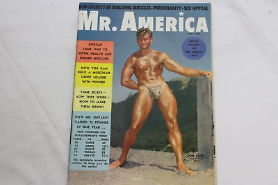 #ad Mr. America Bodybuilding Magazine Perfect Men July 1960 Don Scott $17.50