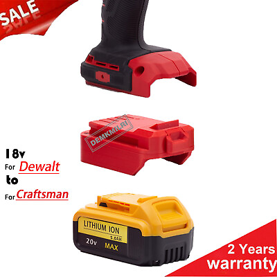 #ad For Dewalt 18V 20V Li Ion Battery to For Craftsman 20V drill tools Adapter $11.06