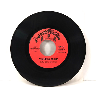 #ad Mama Lolo Thanks amp; Praise 7quot; Vinyl Watrak Records 1996 Vintage Reggae Rare VG $19.95