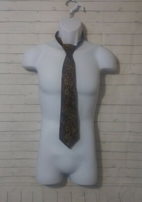 #ad Men#x27;s Silk By Sovrano Multicolor Floral Silk Neck Tie 3.5 X 57 $5.99
