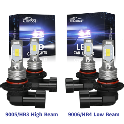 #ad For GMC Sierra 1500 1999 2006 LED Headlight Bulbs 90059006 High Low Beam Kits $24.99