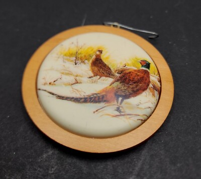 #ad Vintage Hallmark Ring Necked Pheasant Ornament 3RD in Wildlife Collection 1984 $14.75
