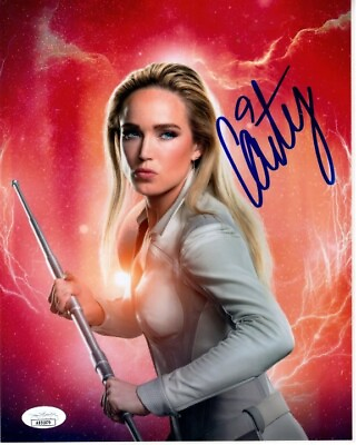 #ad Caity Lotz signed 8x10 DC Legends of Tomorrow Sara Lance Canary photograph JSA $139.99