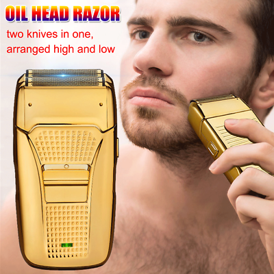#ad Men#x27;s USB Electric Shaver Trimmer Razor Rechargeable Hair Beard Shaving Machine $22.99