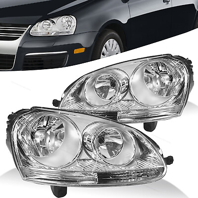 #ad Fits 2006 2009 Volkswagen GTI Jetta Rabbit Headlight Headlamp LeftRight Side $90.89