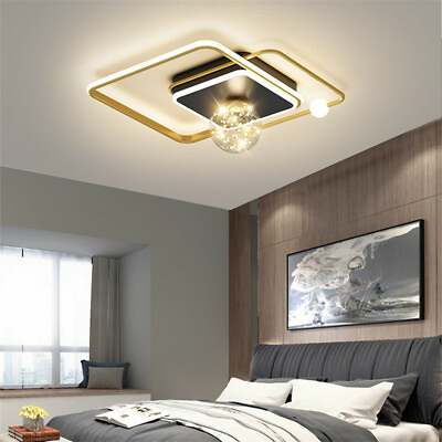 #ad Kitchen Pendant Light Bedroom Ceiling Light Black Led Office Chandelier Lighting AU $281.52