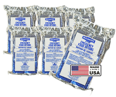 Mainstay Emergency Food 2400 Cal Bars Box of 6 12 Day Rations expires 10 31 28 $49.95