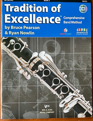 #ad W62CL Tradition of Excellence Book 2 Bb Clarinet Audio DVD Music Book  $10.95