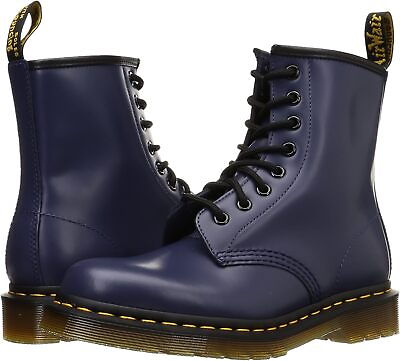 #ad Men#x27;s Shoes Dr. Martens 1460 8 Eye Leather Boots 27139403 INDIGO SMOOTH $135.00