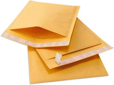 #ad 500 #000 Kraft Paper Bubble Padded Envelopes Mailers Shipping Case 4x8 $30.20