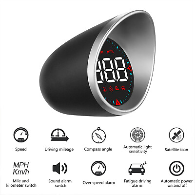#ad Digital Car HUD GPS Speedometer Head Up Display MPH KMH Compass Overspeed Alarm $19.99