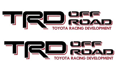 2 TRD Off Road Decals for Toyota Tacoma Tundra Pair Sticker Truck bedside Vinyl $12.29
