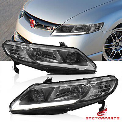 #ad Pair LED DRL Headlights Lamps For 2006 11 Honda Civic FA Sedan 4 Door LHRH $158.82