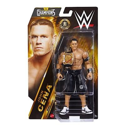 #ad John Cena WWE Mattel Basic Champions Series 2 Wrestling Action Figure $15.99