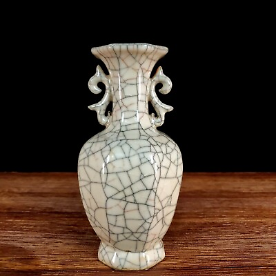 #ad 7.2 quot; China antique Song Dynasty Ge Kiln eight edge bottle $159.60