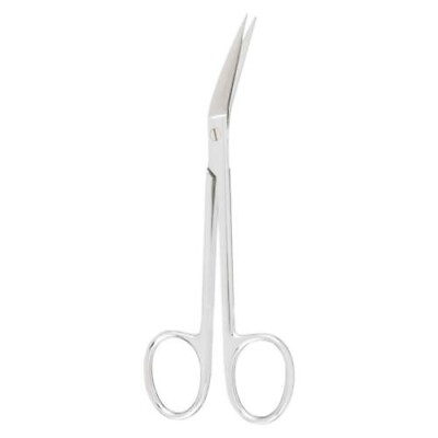 #ad Plastic Surgery Scissor 4.75quot; Angled on Side Sharp Tips 1 Serrated Blade $24.95