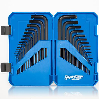 #ad Allen Wrench Set SAE and Metric Hex Key Set 30pcs Allen Key Set Tools with ... $25.49
