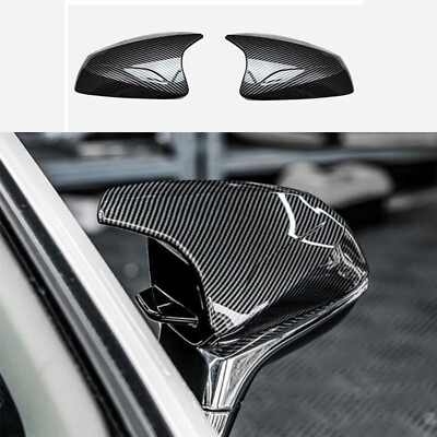 #ad For LEXUS NX RX 2016 2023 Carbon Fiber Ox Horn Side Rearview Mirror Cover Trim $87.16