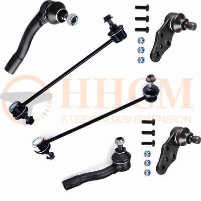 #ad 6PC Front Sway Bar Link Outer Tie Rod Lower Ball Joint SET For Forenza Reno $71.39