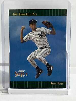 #ad 1992 Score Select Derek Jeter Rookie Card #360 New York Yankees HOF $20.00