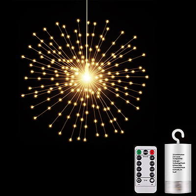 #ad #ad Hanging Decorative Lights200 Led Firework Lights Battery Powered Tent Chandeli $23.60
