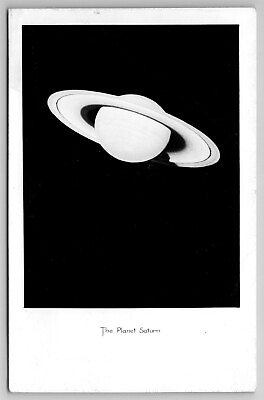 #ad RPPC The Planet Saturn C1930#x27;s Postcard J21 $12.50