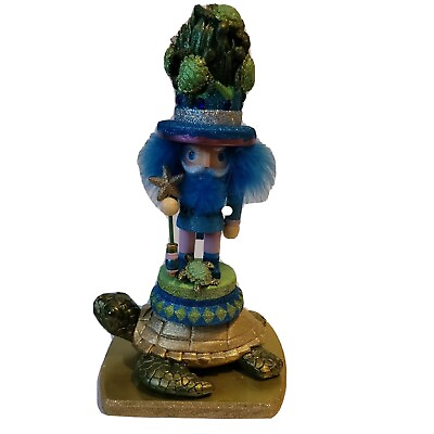 #ad Holly Adler Hollywood Nutcracker King of the Sea Turtles Christmas Retired 15quot; $116.99