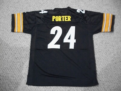 #ad JOEY PORTER Unsigned Custom Black Pittsburgh Sewn New Football Jersey Size S 3XL $30.44