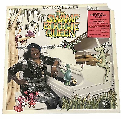 #ad Katie Webster The Swamp Boogie Queen Mint Vinyl Record $9.00