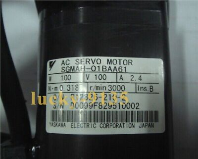 #ad 1pcs 100% test Yaskawa Servo Motor SGMAH 01BAA61 by DHL or Fedex） $236.57