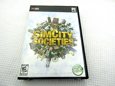 #ad SimCity Societies 2007 PC DVD ROM pre owned manual included $12.00
